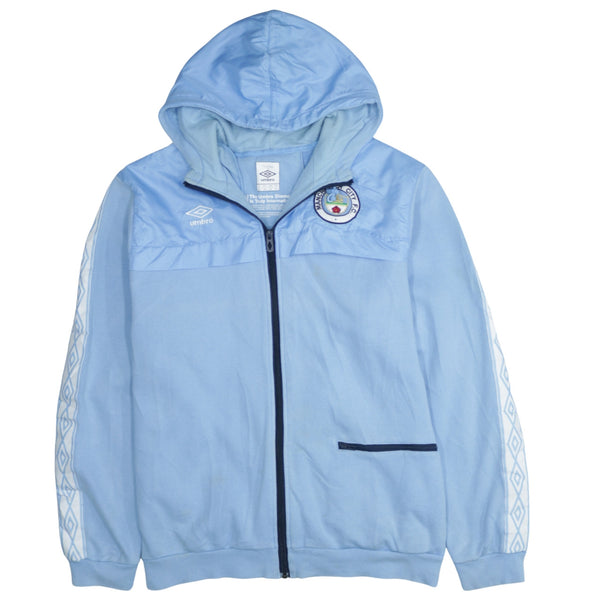 Umbro 90's Lightweight Full Zip Up Hoodie XXLarge (2XL) Blue