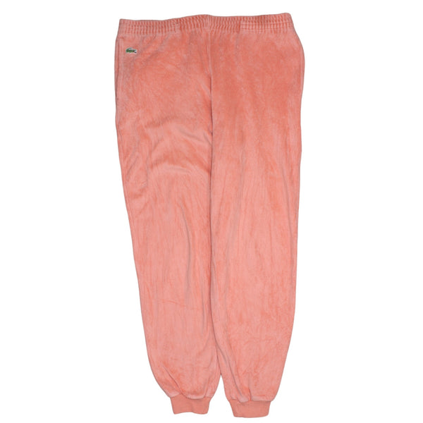 Lacoste 90's Vintage Lightweight Casual Pink Joggers Sweatpants Men's 36