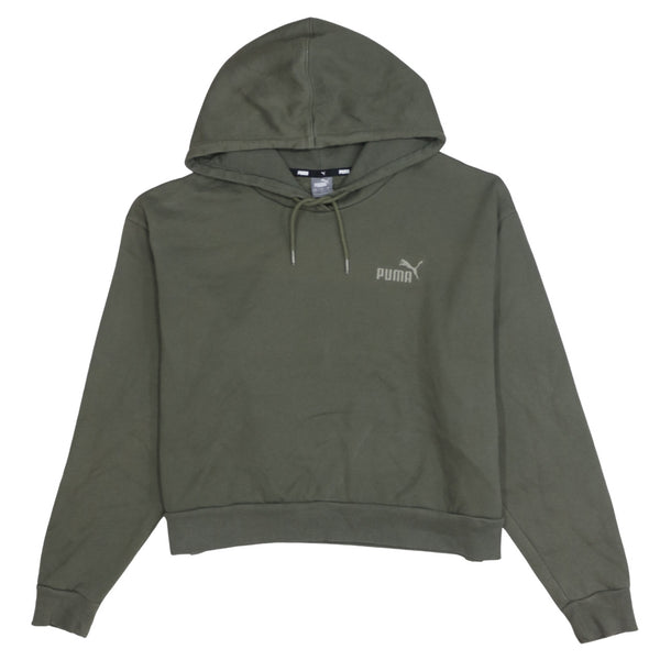 Puma 90's Lightweight Pullover Hoodie Large Green