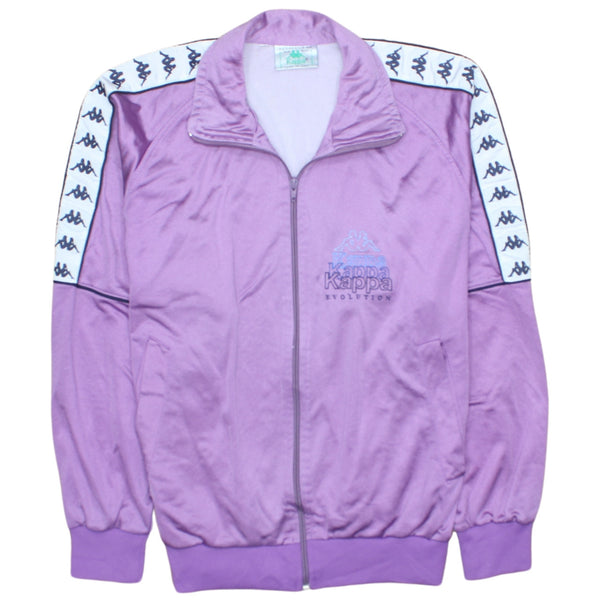 Kappa 90's Vintage Purple Lightweight Full Zip Up Sweatshirt L