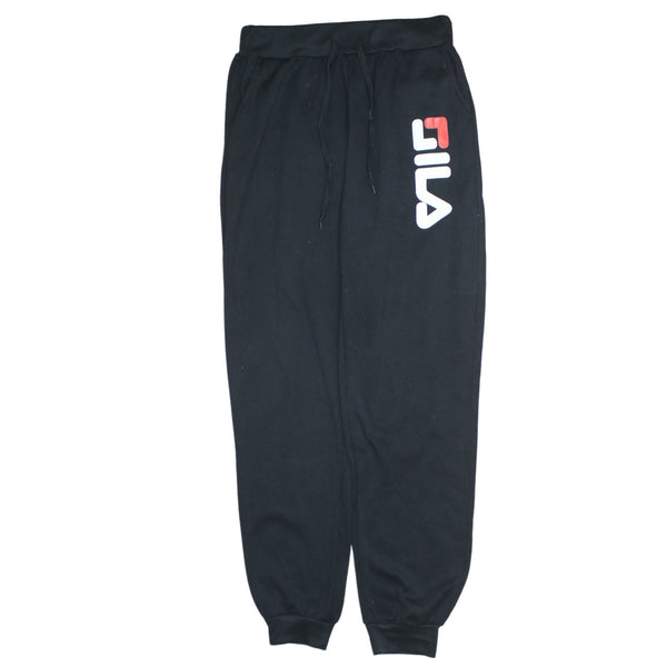 Fila 90's Black Tracksuit Joggers/Sweatpants XXLarge (2XL) Vintage