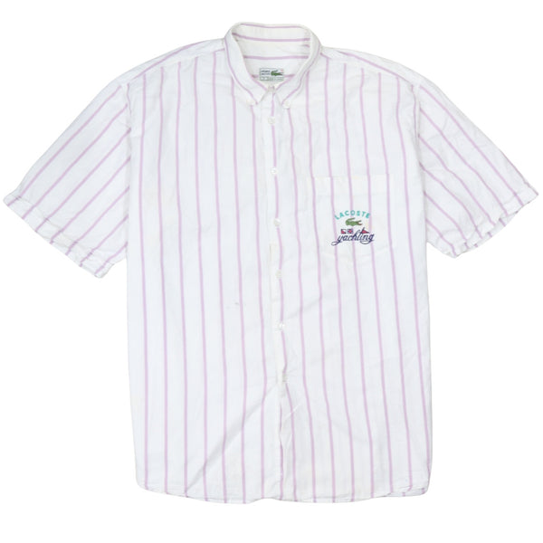 Lacoste   T Shirt Large  White