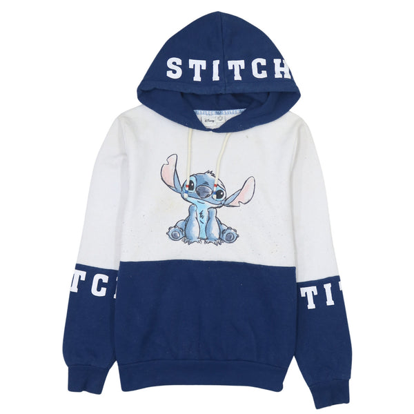 Disney 90's Stitch Pullover Hoodie Women's XSmall Navy Blue