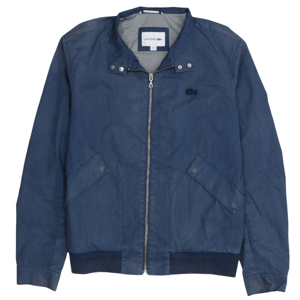 Lacoste 90's Lightweight Full Zip Up Windbreaker Small Navy Blue