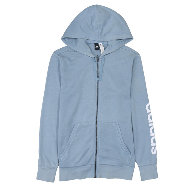 Adidas 90's Lightweight Full Zip Up Hoodie Medium Grey