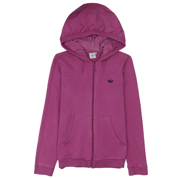Adidas 90's Lightweight Full Zip Up Hoodie XSmall  Pink