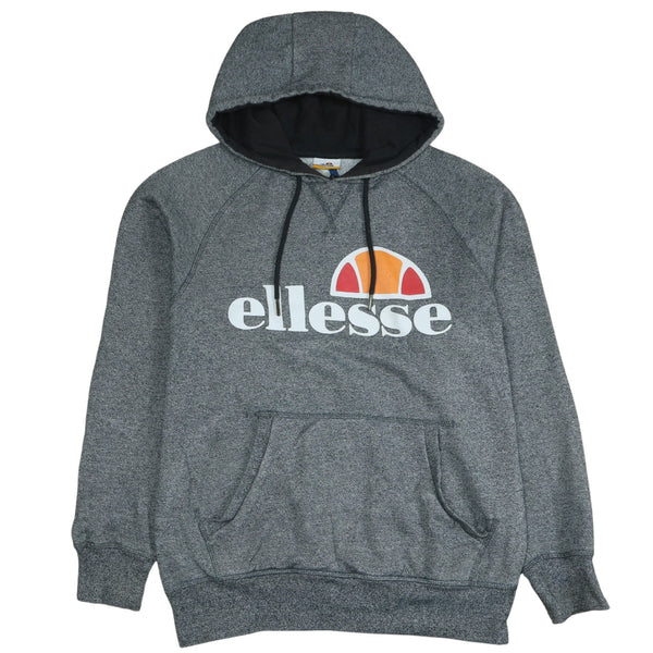 Ellesse Vintage 90's Spellout Men's Pullover Hoodie Gray Medium