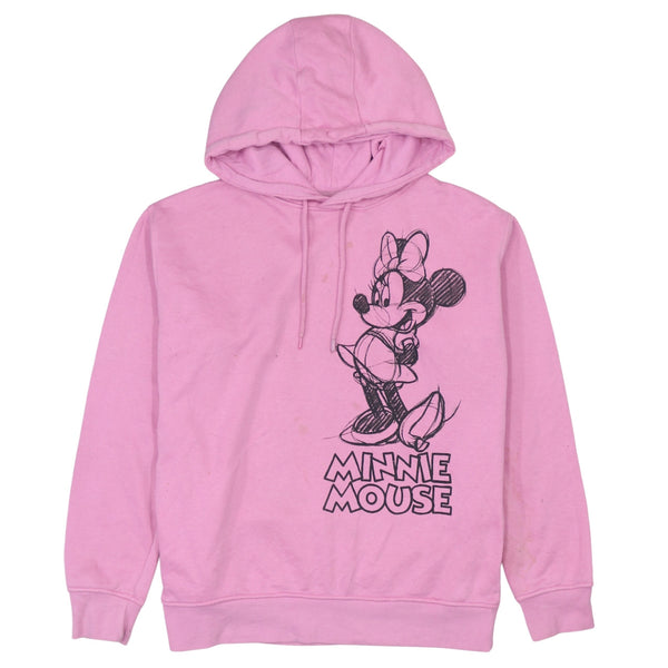 Vintage 90's Disney Minnie Mouse Pullover Hoodie XS Pink