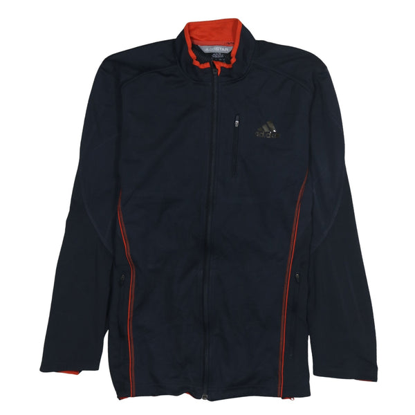 Adidas 90's Lightweight Full Zip Up Sweatshirt Large Black