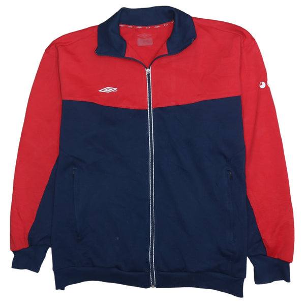 Vintage Umbro 90’s Lightweight Full Zip Sweatshirt XXLarge Navy Blue