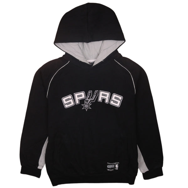 Champion Vintage 90's NBA Spurs Heavyweight Black Hoodie L Women