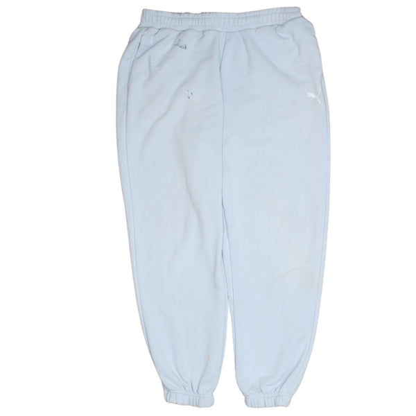Puma 90's Blue Tracksuit Joggers Sweatpants Medium Size