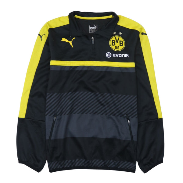 Puma 90's Lightweight Quarter Zip Sweatshirt XXLarge (2XL) Black