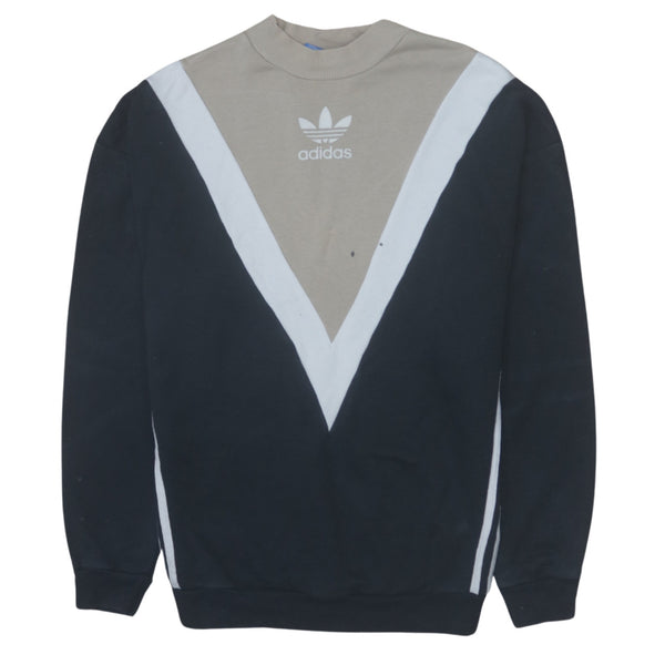 Adidas Vintage 90s Beige Cream Heavyweight XSmall Sweatshirt