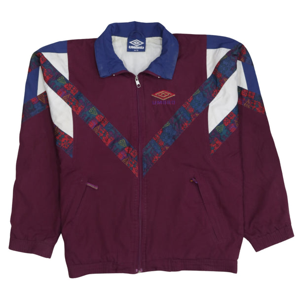 Umbro 90's Lightweight Full Zip Up Windbreaker XSmall Purple