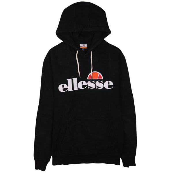 Ellesse Vintage 90's Black Spellout Pullover Hoodie Women's Large