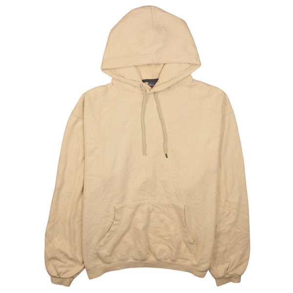 Vintage Champion 90's Yellow Men's Large Hoodie, Pullover Sweatshirt