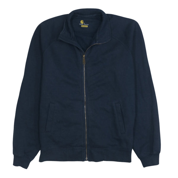 Carhartt Vintage 90's Navy Blue Lightweight Full Zip Sweatshirt Men's Large
