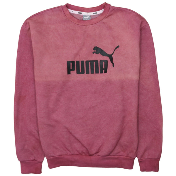 Puma 90's Spellout Crew Neck Sweatshirt Small Red