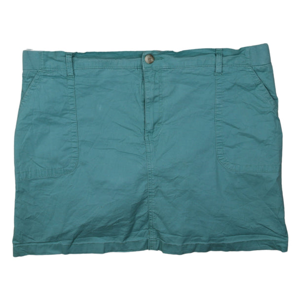 Lee Women's Vintage 90's Medium Blue Corduroy Skirt - True Size