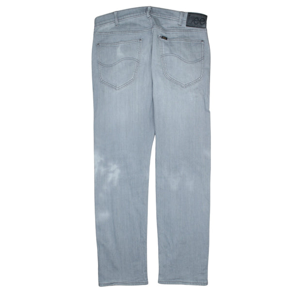 Lee 90's Lightwash Straight Leg Baggy Jeans / Pants 36 Grey