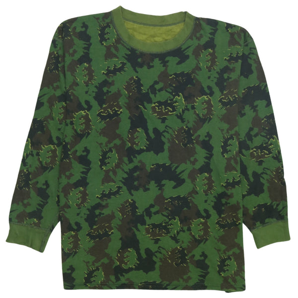 Vintage 90's Khaki Green Crew Neck Sweatshirt Mens Large Cotton