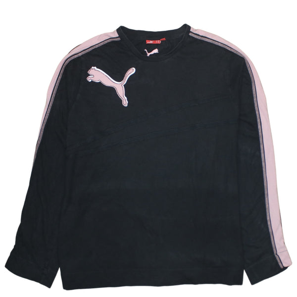 Puma 90's Lightweight Crew Neck Sweatshirt XXLarge (2XL) Black