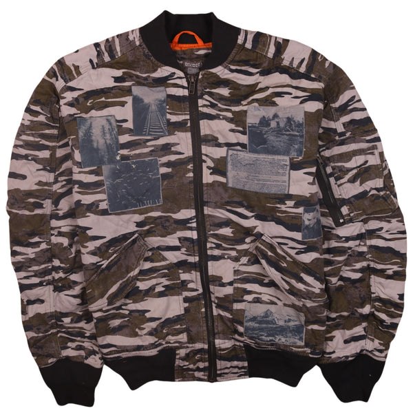DIVIDCD 90s Vintage Black XLarge Windbreaker Jacket Full Zip Lightweight