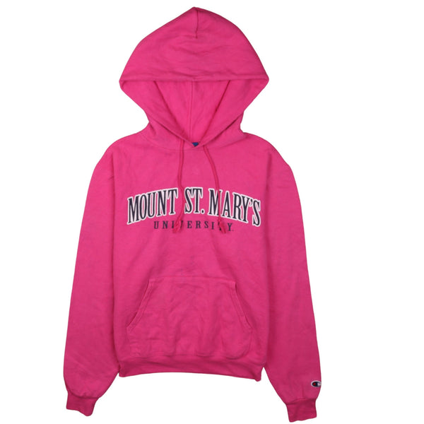 Champion Vintage 90's Pink Hoodie Mount ST. Mary's Univ. XSmall