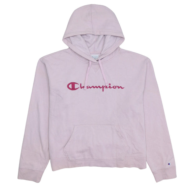 Champion 90's Spellout Pullover Hoodie XXLarge (2XL) Pink