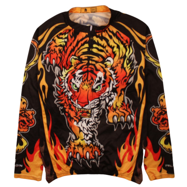 Vintage 90's Black Quarter Zip Sweatshirt 3XL Unisex Retro Pullover