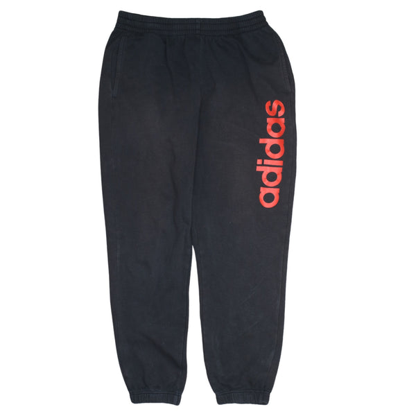 Adidas 90's Black Tracksuit Joggers Medium Size