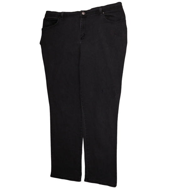 Lee Vintage 90's Men's Baggy Straight Leg Trousers Black Medium