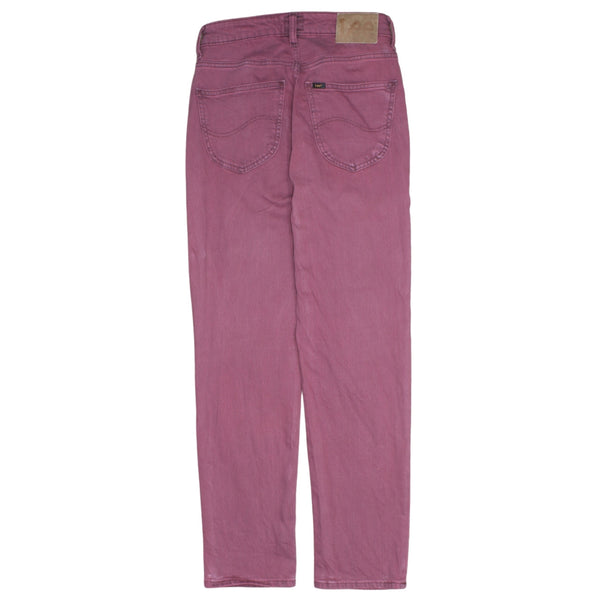 Lee 90s Red Cotton Lightweight Casual Men's Pants Trousers 26 Waists