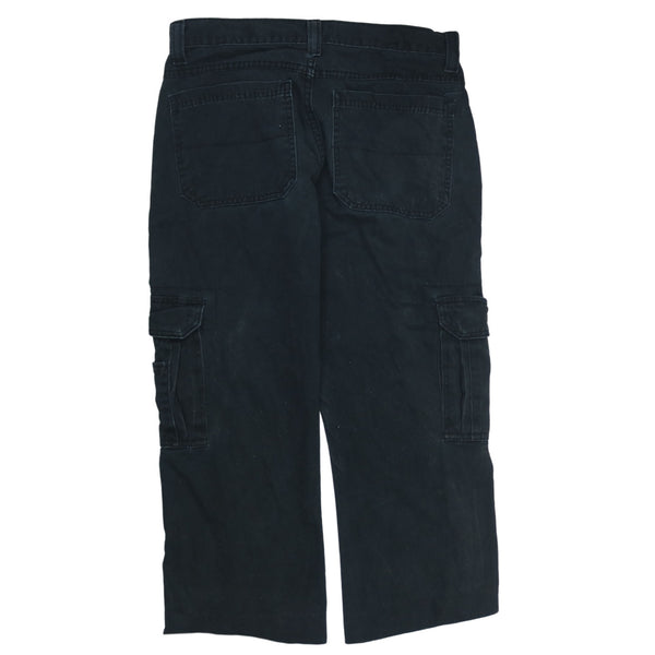 Wrangler 90's Straight Leg Baggy Trousers / Pants 30 Black