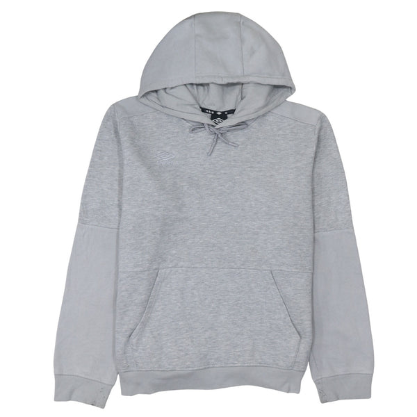 Umbro 90's Plain Pullover Hoodie XLarge Grey