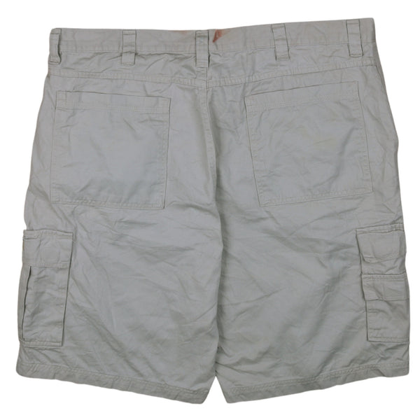 Vintage 90's Wrangler Men's Cargo Shorts Size 40 Grey Casual Outdoor