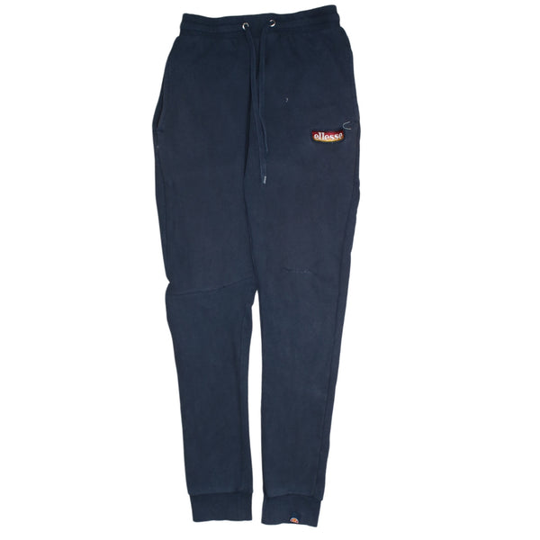 Ellesse Vintage 90's Navy Blue Lightweight Joggers Sweatpants - Men's Small