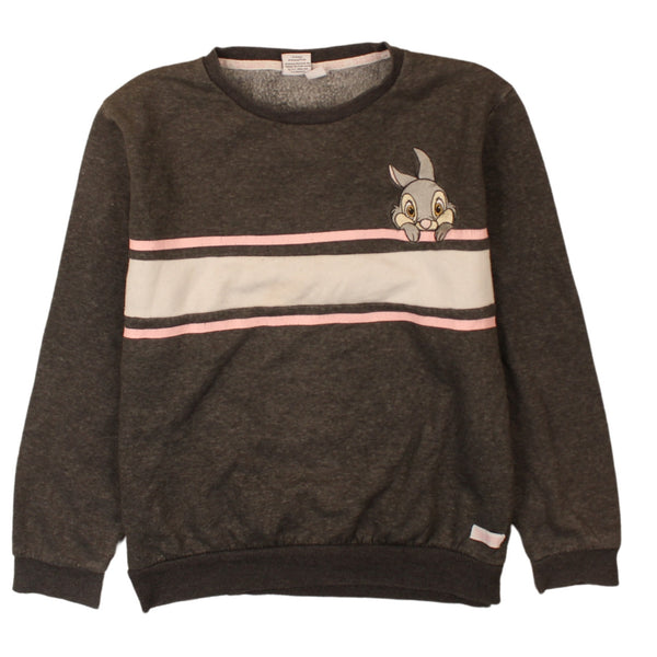 Vintage Disney Thumper 90's Grey Crewneck Sweatshirt Women's M