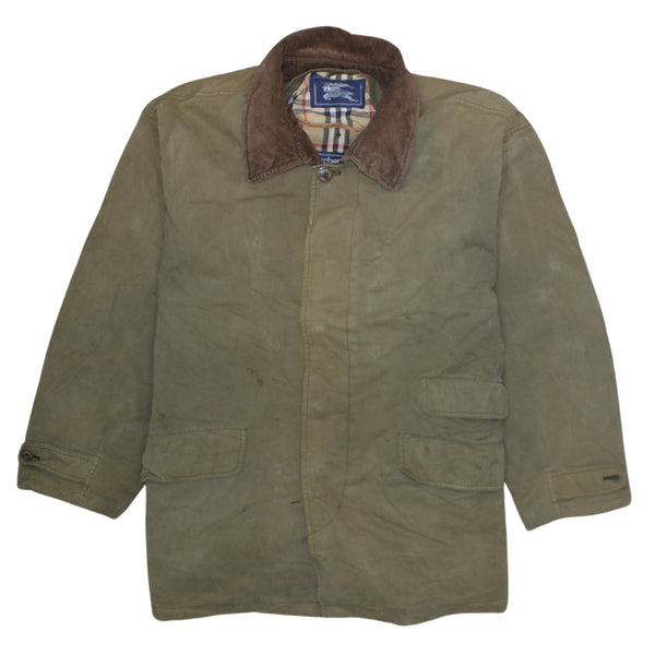Burberry 90's Plain Heavyweight Windbreaker Large  Brown