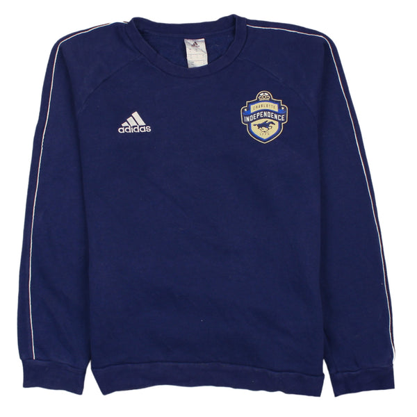 Adidas Vintage 90s Crew Neck Sweatshirt Blue Small Men's Size