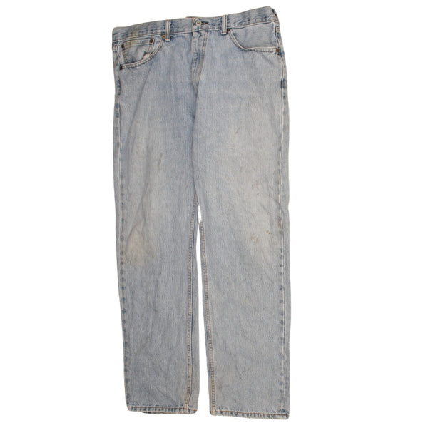 Levi's 90's Men's 38 Blue Straight Leg Baggy Vintage Trousers