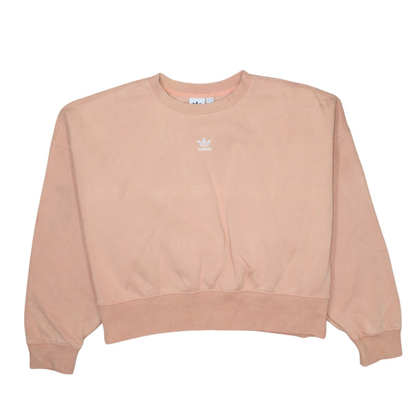 Adidas 90's Lightweight Crew Neck Sweatshirt Small Pink