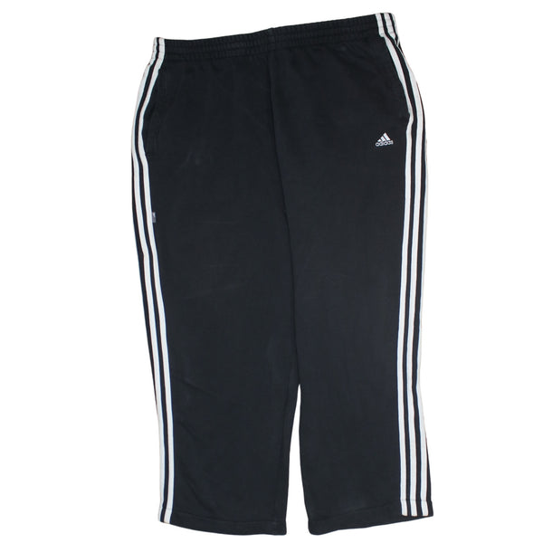 Adidas 90's 3 Stripes Straight Leg Baggy Trousers / Pants XXLarge (2XL) Black