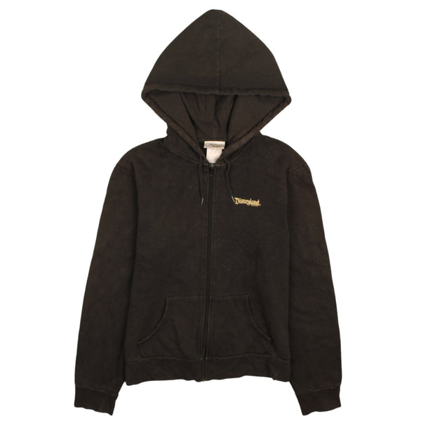 Vintage 90's Disney Walt Disney World Black Full Zip Up Hoodie Large