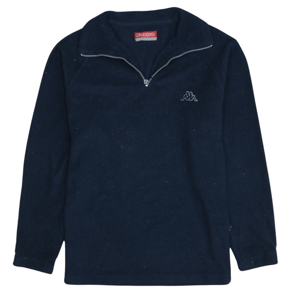 Kappa 90's Hiking Warm Quarter Zip Fleece Jumper Large  Navy Blue