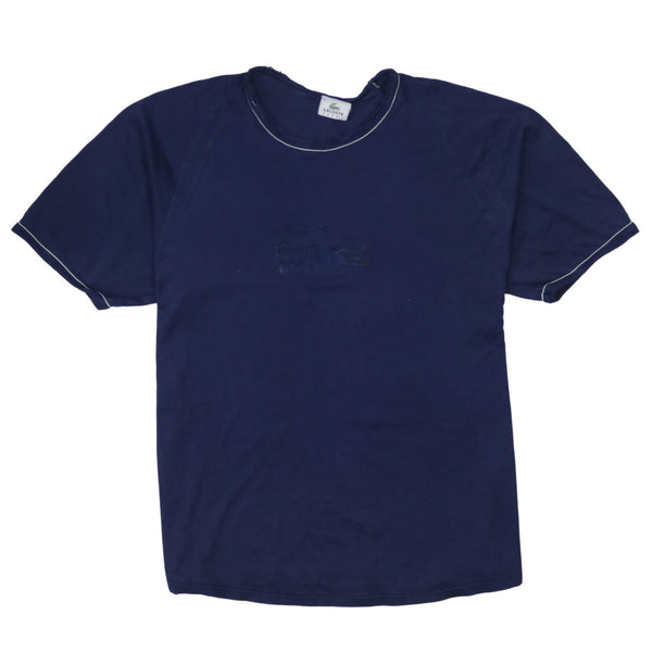 Lacoste 90's Short Sleeves Crew Neck T Shirt Large  Navy Blue