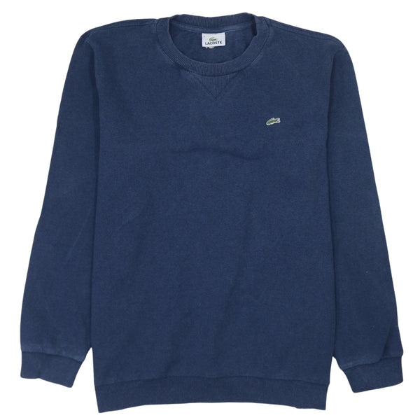 Lacoste 90's Vintage Crew Neck Sweatshirt Large Navy Blue