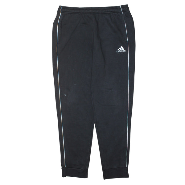 Adidas 90's Elasticated Waistband Drawstrings Casual Joggers / Sweatpants 32 Black