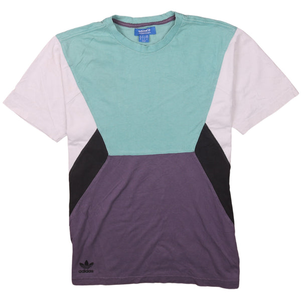 Adidas 90's Short Sleeves Crew Neck T Shirt Medium Blue